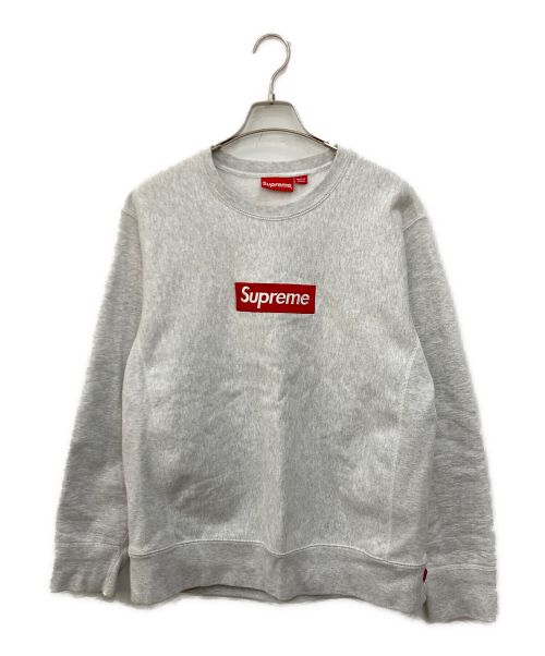 SUPREME（シュプリーム）SUPREME (シュプリーム) Box Logo Crewneck　ボックスロゴ クルーネック スウェット グレー サイズ:Mの古着・服飾アイテム