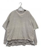 WELLDERウェルダー）の古着「Layered Sleeves Crewneck　レイヤードスリーブクルーネック」｜グレー