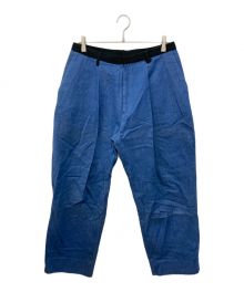 THE Sakaki（ザ サカキ）の古着「Semi Wide Pants　セミワイドパンツ」｜ブルー