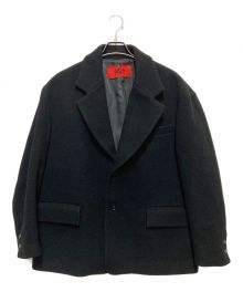 5525gallery（ゴーゴーニーゴーギャラリー）の古着「WIDE LAPEL JACKET　ワイドラペルジャケット」｜ブラック