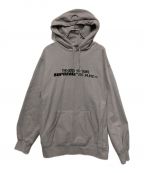 SUPREMEシュプリーム）の古着「World Is Yours Hooded Sweatshirt　ワールドイズユアーズ フーデッドスウェットシャツ」｜グレー