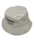 BURBERRY（バーバリー）の古着「Horseferry Cotton Bucket Hat　ホースフェリーコットンバケットハット」｜アイボリー