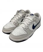 NIKEナイキ）の古着「Dunk Low Retro Summit White/Midnight Navy-Platinum Tint　ダンクローレトロサミット ホワイト/ミッドナイト ネイビープラチナムティント」｜ホワイト×ネイビー