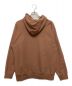 BATONER (バトナ―) TWISTLESS YARN URAKE PULL HOODIE　ツイストレス ヤーン ウラケ プルフーディ ブラウン サイズ:SIZE3：6000円