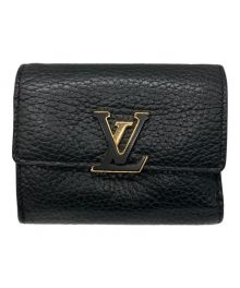 LOUIS VUITTON（ルイ ヴィトン）の古着「ポルトフォイユ・カプシーヌ」｜ブラック