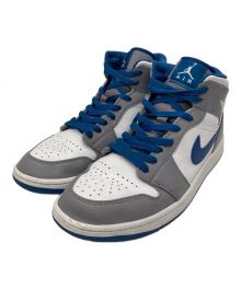 NIKE（ナイキ）の古着「Air Jordan 1 Mid "True Blue"　エアジョーダン1ミッド　トゥルーブルー」｜ホワイト