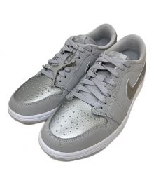 NIKE（ナイキ）の古着「Air Jordan 1 Retro Low OG Silver　エアジョーダン1レトロ　ロー　OGシルバー」｜シルバー