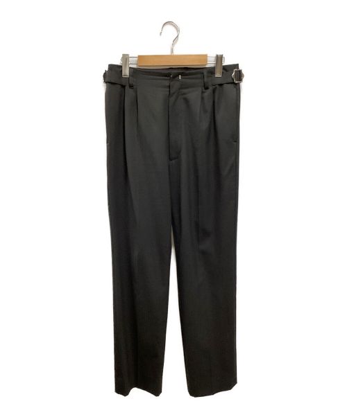 LiNoH（リノー）LiNoH (リノー) MENS NON-NO (メンズノンノ) T/W STRAIGHT PANTS ブラック サイズ:2の古着・服飾アイテム