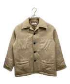 NEON SIGNネオンサイン）の古着「MONOGRAM QUILTING JACKET」｜ベージュ