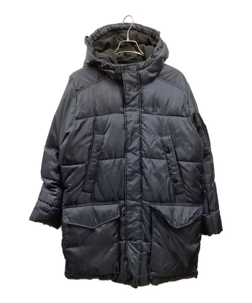 G-STAR RAW（ジースターロゥ）G-STAR RAW (ジースターロゥ) WHISTLER PADDED HDD PARKA ネイビー サイズ:Lの古着・服飾アイテム