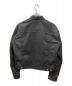 JOHN LAWRENCE SULLIVAN (ジョンローレンスサリバン) VEGAN LEATHER FIREMAN TRUCKER JACKET ブラック サイズ:44：43000円