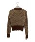 6(ROKU) BEAUTY&YOUTH (ロク ビューティーアンドユース) TRIANGLE JACQUARD KNIT PULLOVER ベージュ サイズ:Free：5000円