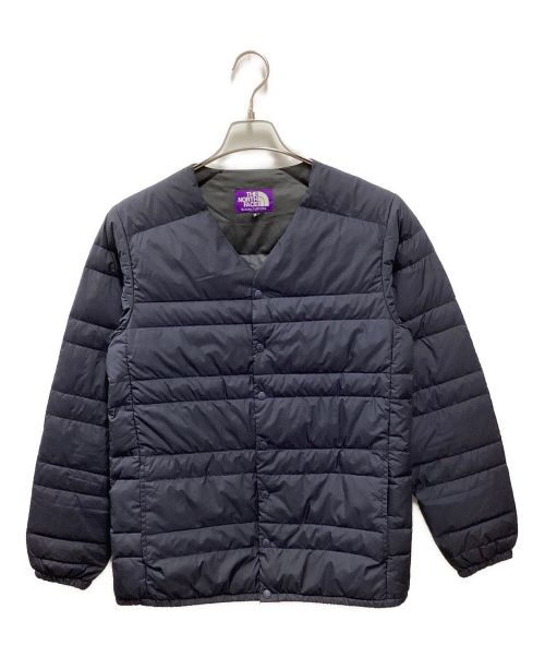 THE NORTHFACE PURPLELABEL（ザ・ノースフェイス パープルレーベル）THE NORTHFACE PURPLELABEL (ザ ノースフェイス パープルレーベル) WINDSTOPPER Down Cardigan ネイビー サイズ:Mの古着・服飾アイテム