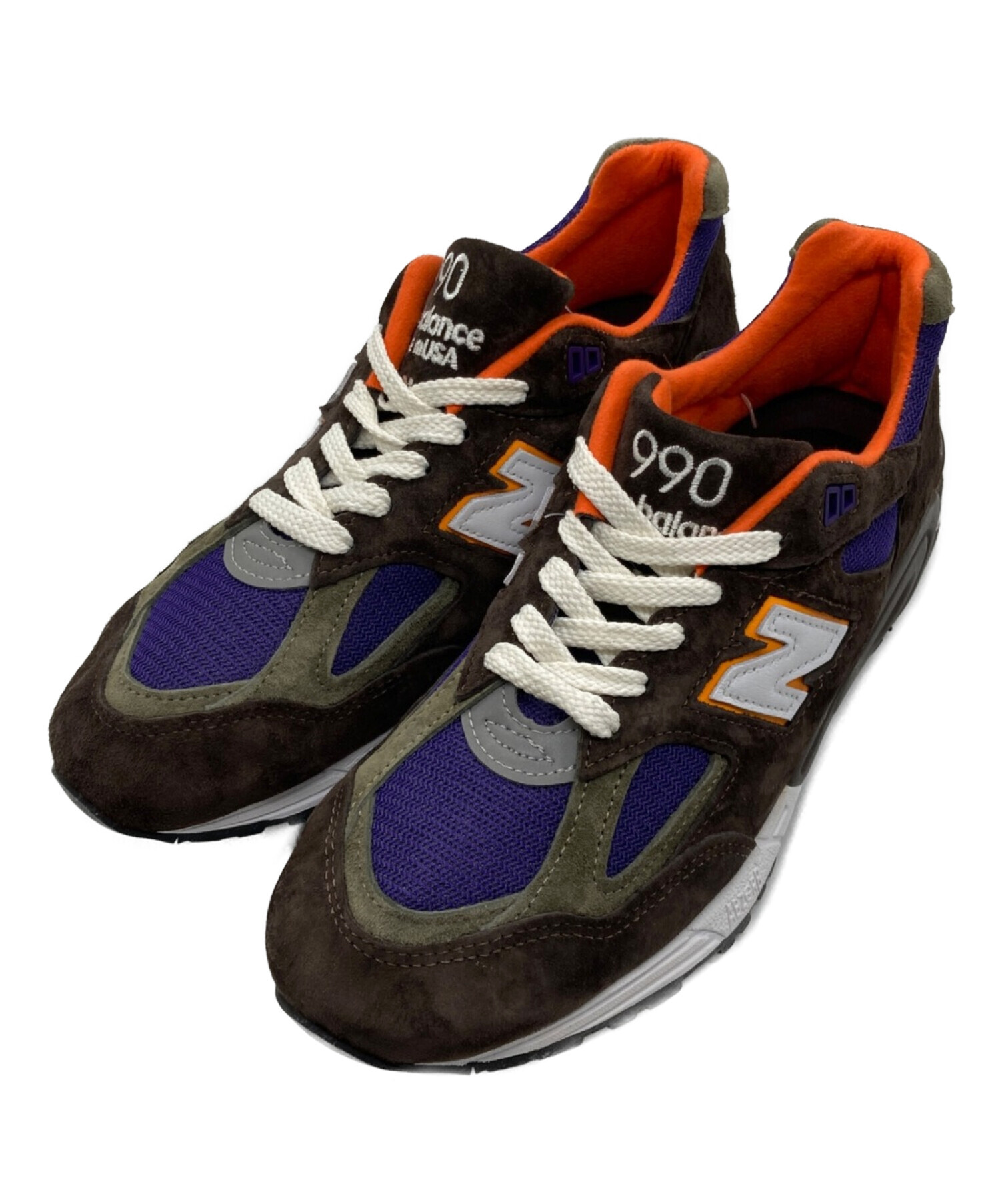 NEW BALANCE (ニューバランス) M990BR2 ブラウン サイズ:US 08 1/2 未使用品