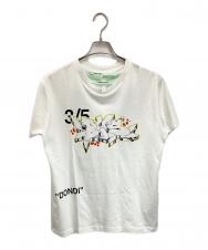 OFFWHITE (オフホワイト) 3/5 DONDIプリントTシャツ ホワイト サイズ:M