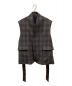 URU（ウル）の古着「WOOL CHECK BELTED VEST」｜グレー