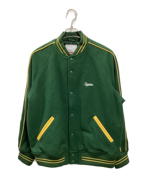 SUPREME（シュプリーム）SUPREME (シュプリーム) Jamie Reid It's All Bollocks Varsity Jacket グリーン サイズ:Lの古着・服飾アイテム