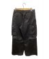 Tamme (タム) KNEE TUCK WIDE CARGO PANTS ブラック サイズ:1：20800円