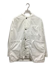 th products（ティーエイチプロダクツ）の古着「PRODUCT DYED HOODED BLOUSON」｜ホワイト