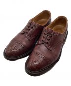 Tricker'sトリッカーズ）の古着「セミブローグシューズ」｜レッド