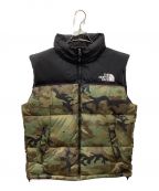 THE NORTH FACEザ ノース フェイス）の古着「Novelty Nuptse Vest」｜グリーン