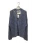 DAIRIKU（ダイリク）の古着「Flower Pattern Hand Knitting Cardigan」｜ブルー