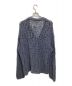 DAIRIKU (ダイリク) Flower Pattern Hand Knitting Cardigan ブルー サイズ:Free：29000円