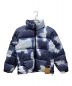 THE NORTH FACE（ザ ノース フェイス）の古着「Bleached Denim Print Nuptse Jacket」｜ネイビー