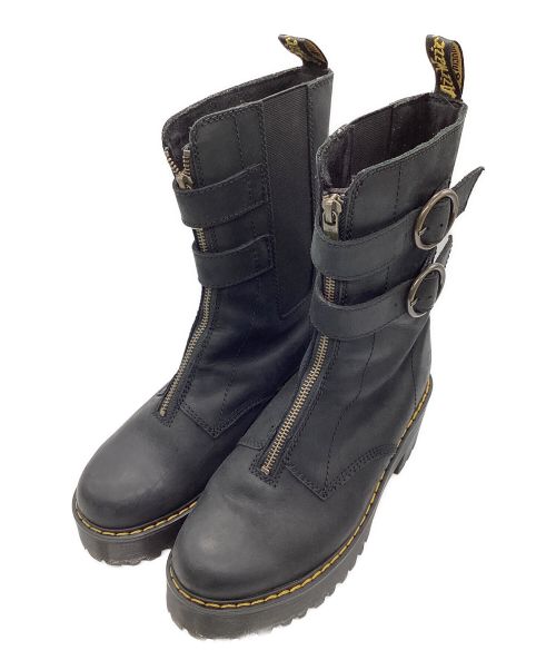 Dr.Martens（ドクターマーチン）Dr.Martens (ドクターマーチン) TAMELA FRONT ZIP BOOT ブラック サイズ:UK5の古着・服飾アイテム