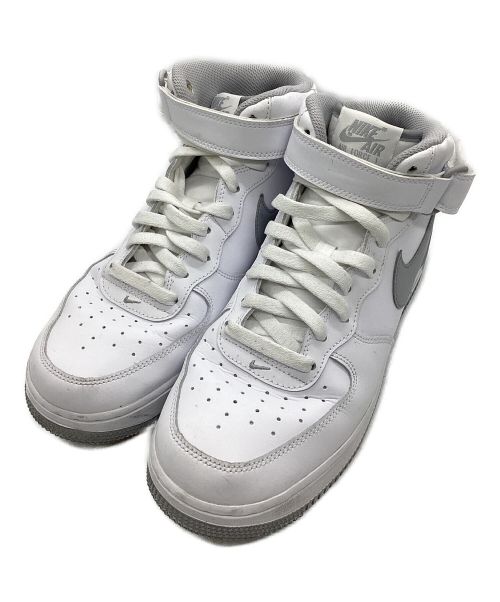 NIKE（ナイキ）NIKE (ナイキ) AIR FORCE 1 MID '07 ホワイト×グレー サイズ:US9の古着・服飾アイテム