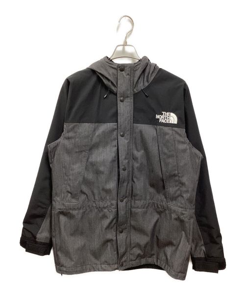 THE NORTH FACE（ザ ノース フェイス）THE NORTH FACE (ザ ノース フェイス) Mountain Light Denim Jacket グレー×ブラック サイズ:Lの古着・服飾アイテム