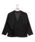 SCHOTT BROS. (ショットブロス) SLUB CHIFFON CARDIGAN ブラック サイズ:L：5800円