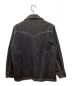 Schott (ショット) NEP BLACK DENIM WESTERN JACKET インディゴ サイズ:M：16000円