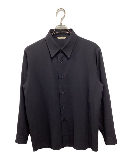 AURALEE（オーラリー）AURALEE (オーラリー) HARD TWIST WOOL DOBBY SHIRTS ネイビー サイズ:5の古着・服飾アイテム