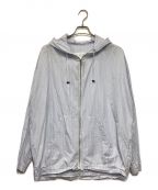 CAMIEL FORTGENSカミエルフォートヘンス）の古着「HOODED SHIRT」｜ブルー