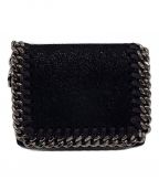 STELLA McCARTNEYステラマッカートニー）の古着「Falabella Tri-Fold Wallet」｜ブラック