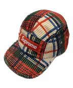 SUPREMEシュプリーム）の古着「Corduroy Camp Cap」｜グリーン×オレンジ