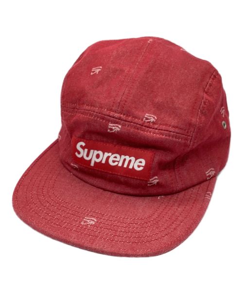 SUPREME（シュプリーム）SUPREME (シュプリーム) Denim Eye camp cap（デニムアイ キャンプキャップ） レッドの古着・服飾アイテム