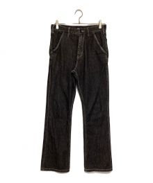 Schott（ショット）の古着「NEP BLACK DENIM FLARE PANTS」｜ブラック