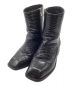 soerte（ソエルテ）の古着「Square toe leather boots」｜ブラック