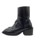 soerte (ソエルテ) Square toe leather boots ブラック サイズ:41：9800円