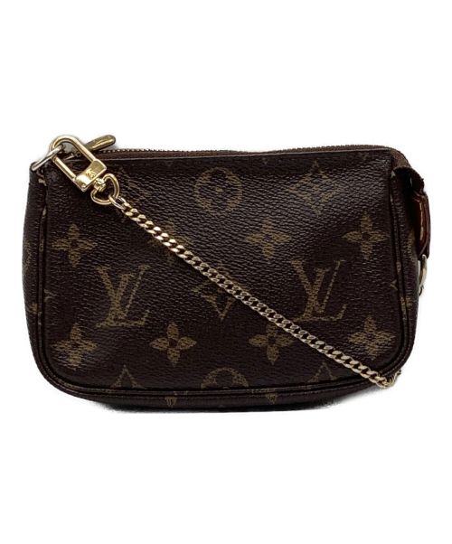 LOUIS VUITTON（ルイ ヴィトン）LOUIS VUITTON (ルイ ヴィトン) ミニ・ポシェット・アクセソワール ブラウンの古着・服飾アイテム