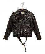 beautiful peopleビューティフルピープル）の古着「shrink leather riders jacket」｜ブラック