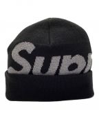 SUPREMEシュプリーム）の古着「Big Logo Beanie」｜ブラック