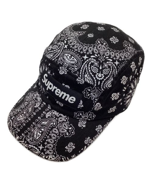 SUPREME（シュプリーム）SUPREME (シュプリーム) Bandana Camp Cap ホワイト×ブラックの古着・服飾アイテム