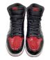 中古・古着 NIKE (ナイキ) AIR JORDAN 1 RETRO HIGH OG レッド×ブラック サイズ:US9：15800円