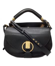 Chloe（クロエ）の古着「GOLDIE2WAYレザーショルダーバッグ」｜ブラック