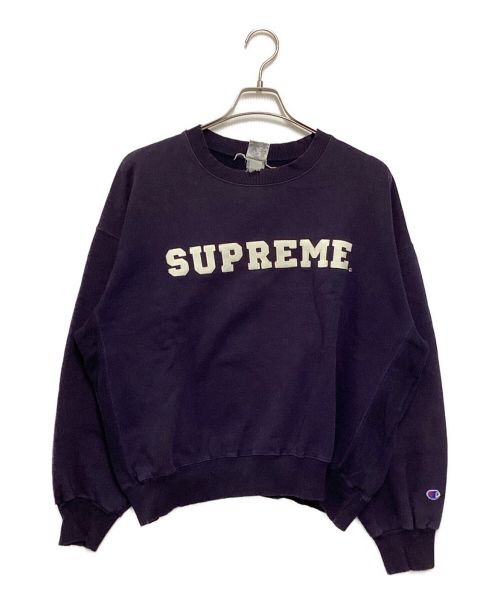 Champion（チャンピオン）Champion (チャンピオン) SUPREME (シュプリーム) 90’sリバースウィーブスウェット ネイビー サイズ:Lの古着・服飾アイテム