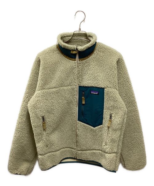 Patagonia（パタゴニア）Patagonia (パタゴニア) CLASSIC RETRO-X JACKET ベージュ×ブルー サイズ:Mの古着・服飾アイテム