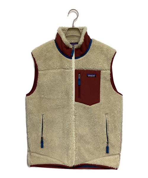 Patagonia（パタゴニア）Patagonia (パタゴニア) Classic Retro-X Vest ベージュ×ブラウン サイズ:Lの古着・服飾アイテム